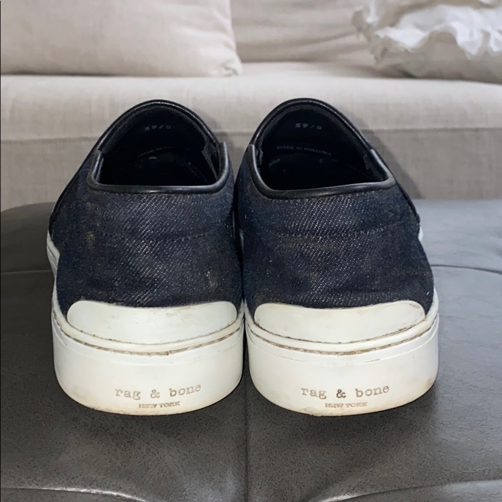 Rag and bone platform slip on sneakers